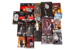 A collection of Star Wars collectibles, to include - Hasbro Star Wars The Black Series Darth Vader f