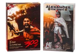 An ARH Comix Alexander the Great 1:6 scale action figure, PL2019-144, in original box with original 