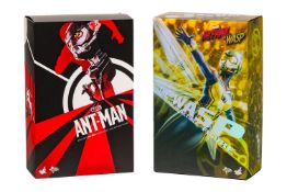 A Marvel Hot Toys Ant-Man and The Wasp The Wasp 1:6 scale collectible, MMS498, in original plastic w