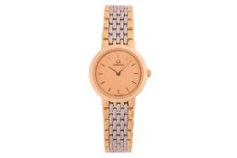 Omega Lady’s De Ville Reference: 6151/441.1 Serial: 51119008 Bezel: Smooth Case Material: Stainless 