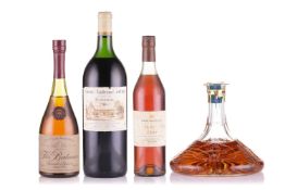 A Cunard Line QEII Decanter, Glencairn crystal glass with 12 Year Old Auchentoshan single malt whisk