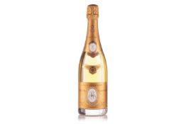 A bottle of Louis Roederer Cristal Champagne, 2002