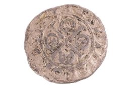 A William the Conqueror (Bristol Mint) hammered silver penny, 2.9 grams 16 mm irregular diameter.
