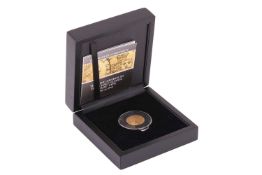 A George III half guinea, 1789, in sealed case with certificate and own box of issue.