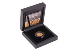 A sealed George III gold sovereign, minted 1820. in a presentation case and accompanied by certifica