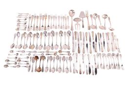 A David Anderson irregular but matching unboxed canteen 