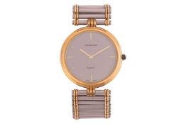 Garrard Gold-Plated Wristwatch Reference: 1039 Year: circa late 1990s Bezel: Smooth, Stepped Case Ma