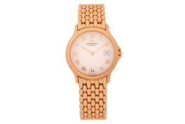 Raymond Weil Gold-Plated Wristwatch Reference: 5568 Serial: X 296243 Bezel: Smooth Case Material: Go