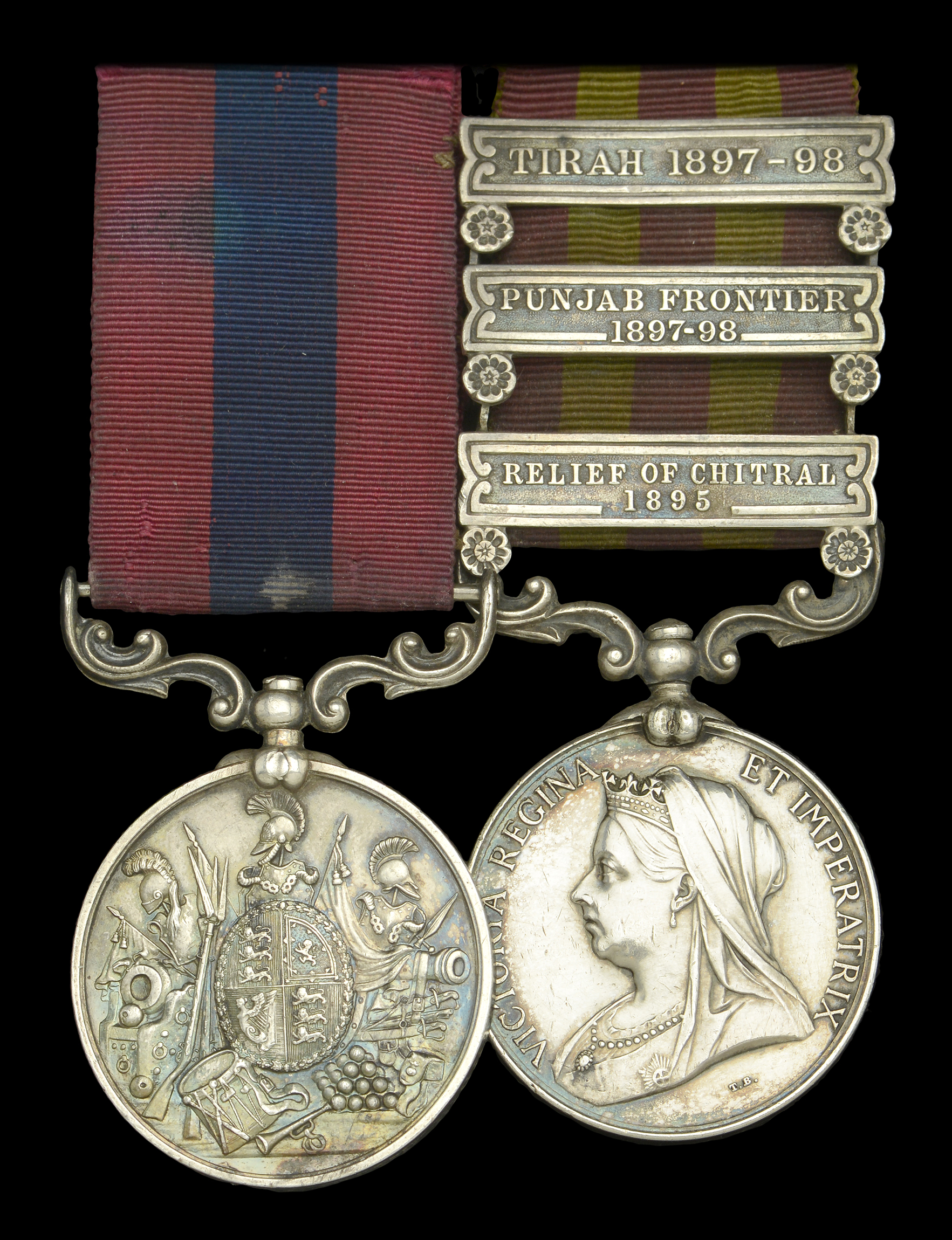 The magnificent 'Dargai V.C. action' D.C.M. pair awarded to Lance-Corporal Piper Patrick...