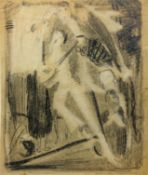 Max Ackermann (1887–1975): Ohne Titel ( Musizierende/Wandervogel Motiv ) (1918)