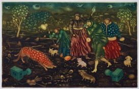 Erich (Arik) Brauer (1929–2021): Der letzte Leopard (1976)