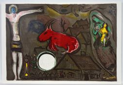 Marc Chagall (1887–1985): Derrière le Miroir Nr. 27-28 + Beigabe: Nr. 10 (Béothy) (1950)