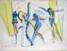 Adam Lude Döring (1925–2018): Ohne Titel (Tanzende) (1988)