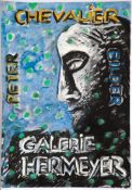 Peter Chevalier (*1953): Ausstellungsplakat Galerie Hermeyer