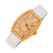 Franck Muller Rose Gold 'Gold Croco 32' Wristwatch, Ref. 5850SC