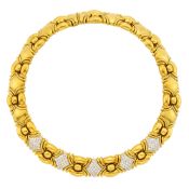 Two-Color Gold and Diamond Necklace