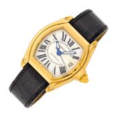 Cartier Gold 'Roadster' Wristwatch, Ref. W62018YS