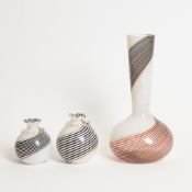 Three Italian Glass Vases