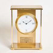 Tiffany & Co. Brass Carriage Clock