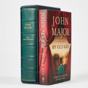 A specially bound and signed copy of John Major's Autobiography