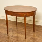 George III Inlaid Mahogany Table