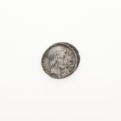 Q. Pomponius Musa. c. 66 B.C.E. AR Denarius (3.79g, 18mm).