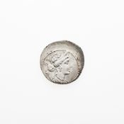 Faustus Cornelius Sulla. c. 56 B.C.E. AR Denarius (3.84g, 20mm).