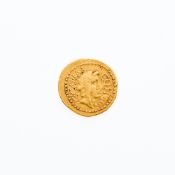 Julius Caesar, A. Hirtius (Moneyer). c. 46 B.C.E. AV Aureus (8.14g, 20mm).