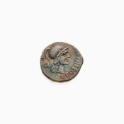 Pompey the Great, c. 46-45 B.C.E. AR Denarius (3.92g, 18.5mm).