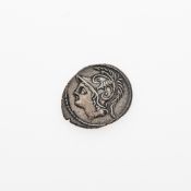 Q. Thermus M.f. c. 103 B.C.E. AR Denarius (3.87g, 22mm).
