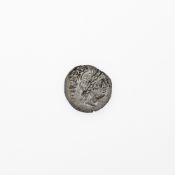 C. Egnatuleius C.F. c. 97 B.C.E. AR Quinarius (1.85g, 15mm).