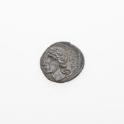 Social War Coin. c. 90-88 B.C.E. AR Denarius (3.96g., 19mm).