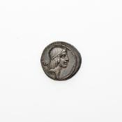 C. Piso L. f. Frugi. c. 67 B.C.E. AR Denarius (3.95g, 18mm).
