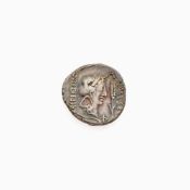 Q. Caecilius Metellus Pius Scipio, Imperator. c. 47-46 B.C.E. AR Denarius (3.87g, 18mm).