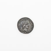 Q. Sicinius and C. Coponius. c. 49 B.C.E. AR Denarius (3.85g, 18mm).