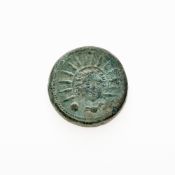 Anonymous Issue. c. 217-215 B.C.E. AE Uncia (12.66g, 30mm).