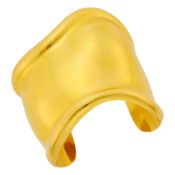 Tiffany & Co., Elsa Peretti Gold 'Bone' Cuff Bangle Bracelet