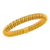 Garrard Gold Coiled Bangle Bracelet