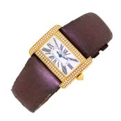 Cartier Gold and Diamond 'Tank Divan' Wristwatch, Ref. WA 301071