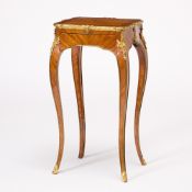 Louis XV Ormolu-Mounted Tulipwood and Kingwood Inlaid Occasional Table