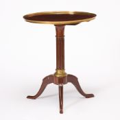 Louis XVI Gilt-Bronze Mounted Mahogany Tilt-Top Gueridon