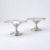 Pair of S. Kirk & Son Sterling Silver Compotes