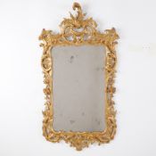 George II Giltwood Mirror