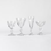 Baccarat Harcourt Cut-Glass Stemware Service