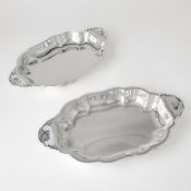 Pair of American Sterling Silver Open Vegetable Dishes