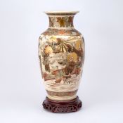 Large Japanese Satsuma Vase
