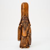 Japanese Carved Wood Figure