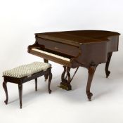 Steinway American Walnut-Cased Baby Grand Piano