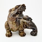 Chinese Jade Carving of a Mythical Beast