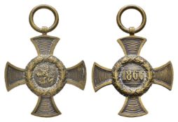 Bayern, Armeedenkzeichen (1866-1867), OEK 513, Zustand 2-3.